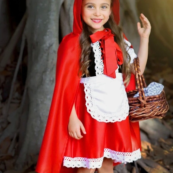Little Red Ridding Hood & Big Bad Wolf Siblings Costumes - Picture 7 of 16
